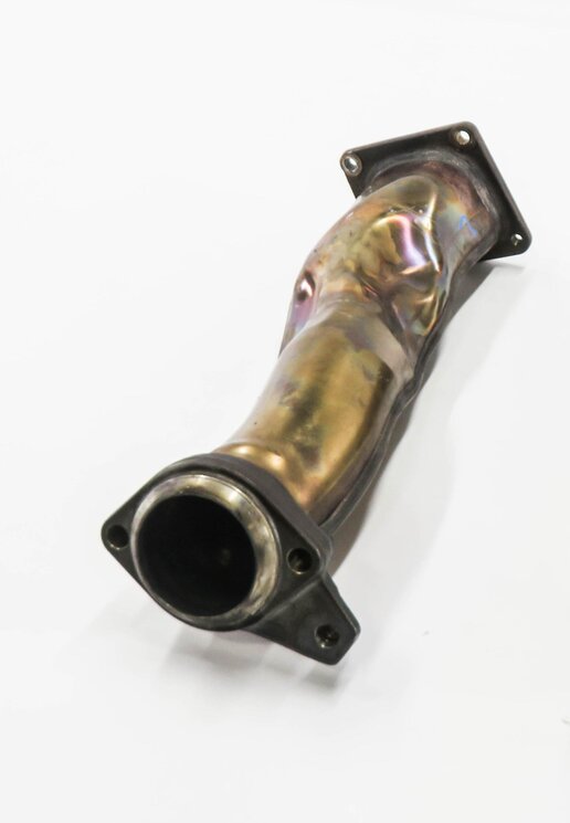2014 MERCEDES GL550 (X166) 4.6L TWIN TURBO ENGINE - LEFT TURBO EXHAUST MANIFOLD