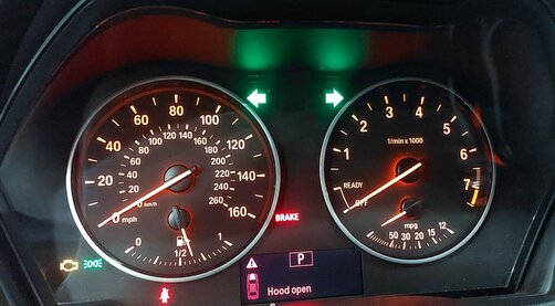 Thumbnail 2: 2017 BMW 230i X1 (F22 F48) SPEEDOMETER INSTRUMENT GAUGE CLUSTER (MPH / 118k)