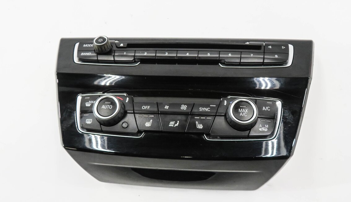 Thumbnail 4: 2016-2020 BMW X1 X2 (F39 F48) FRONT HEATER A/C TEMPERATURE CLIMATE CONTROL PANEL