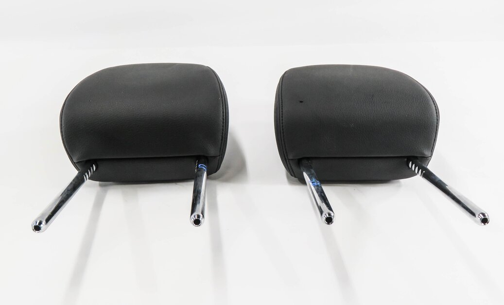 Thumbnail 2: 2017 BMW X1 (F48) FRONT LEFT & RIGHT SEAT HEADREST SET-2 (BLACK SENSATEC KCSW)