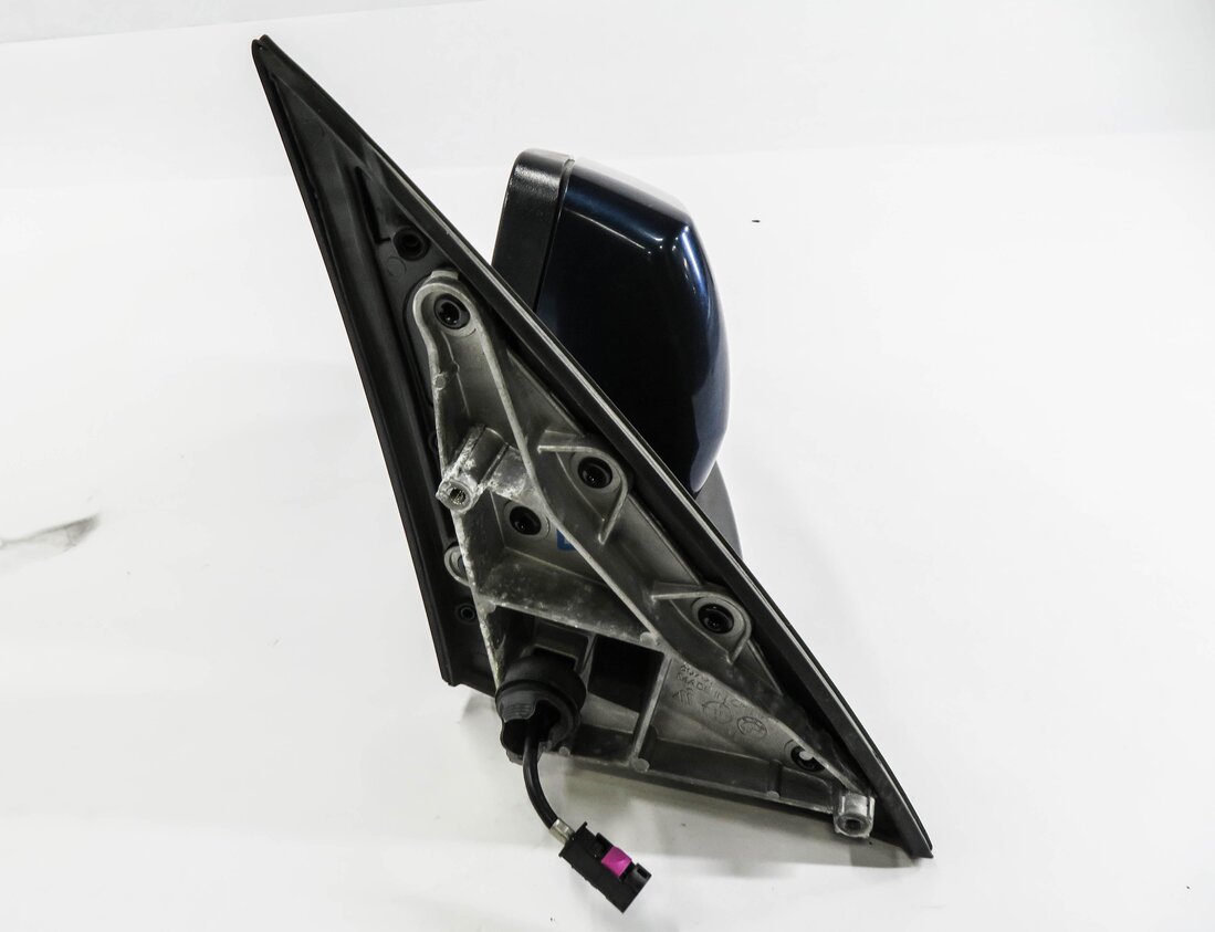 Thumbnail 4: 2010-2013 BMW X5 (E70) LEFT P-FOLD AUTODIM CAMERA HEATED DOOR MIRROR (SEA BLUE)