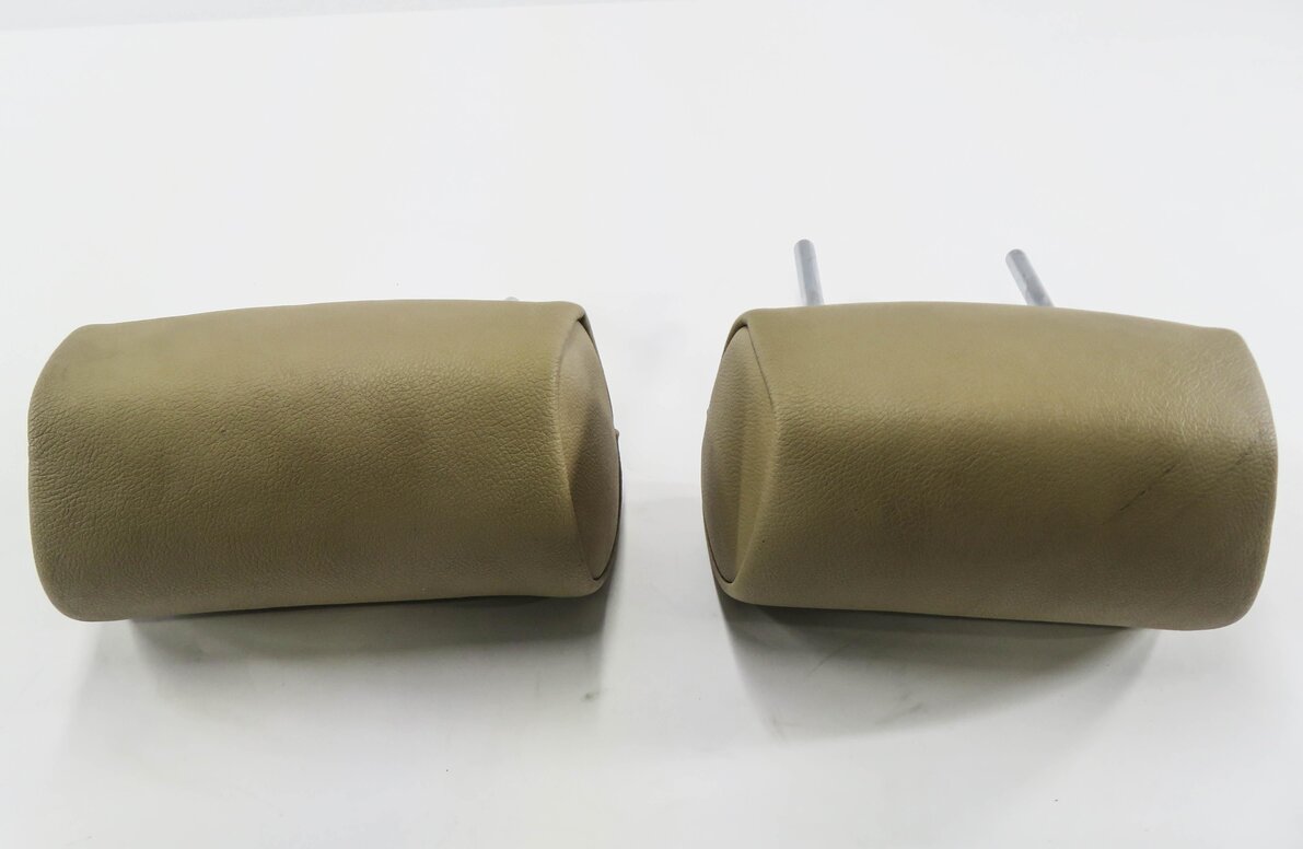 Thumbnail 4: 2012 BMW X5 (E70) REAR 2nd SECOND ROW SEAT LEFT & RIGHT HEADREST SET (BEIGE)