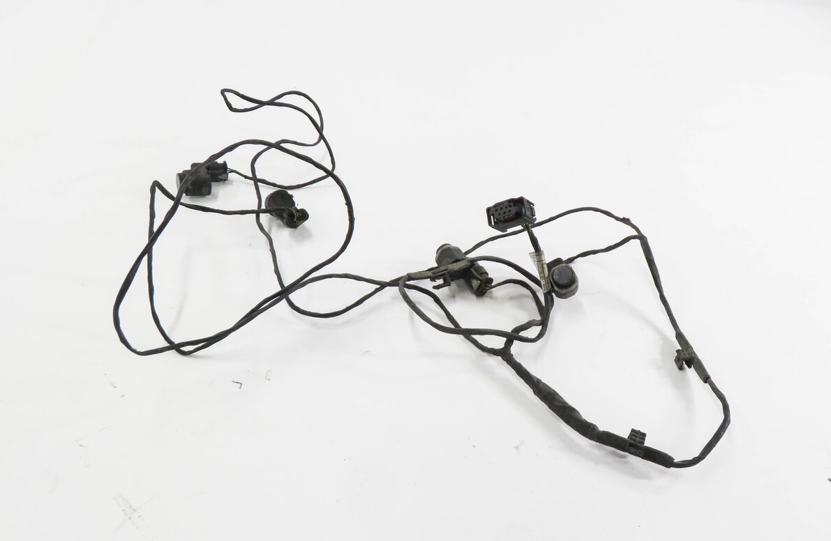 2012 BMW X5 (E70) REAR PDC PARK DISTANCE SENSOR SET w/ HARNESS (DEEP SEA BLUE)