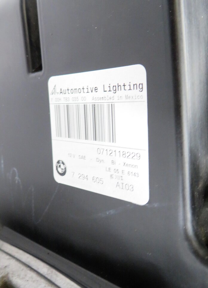 Thumbnail 5: 2012-2013 BMW X5 (E70) LEFT FRONT DRIVER HID XENON ADAPTIVE HEADLIGHT LIGHT LAMP