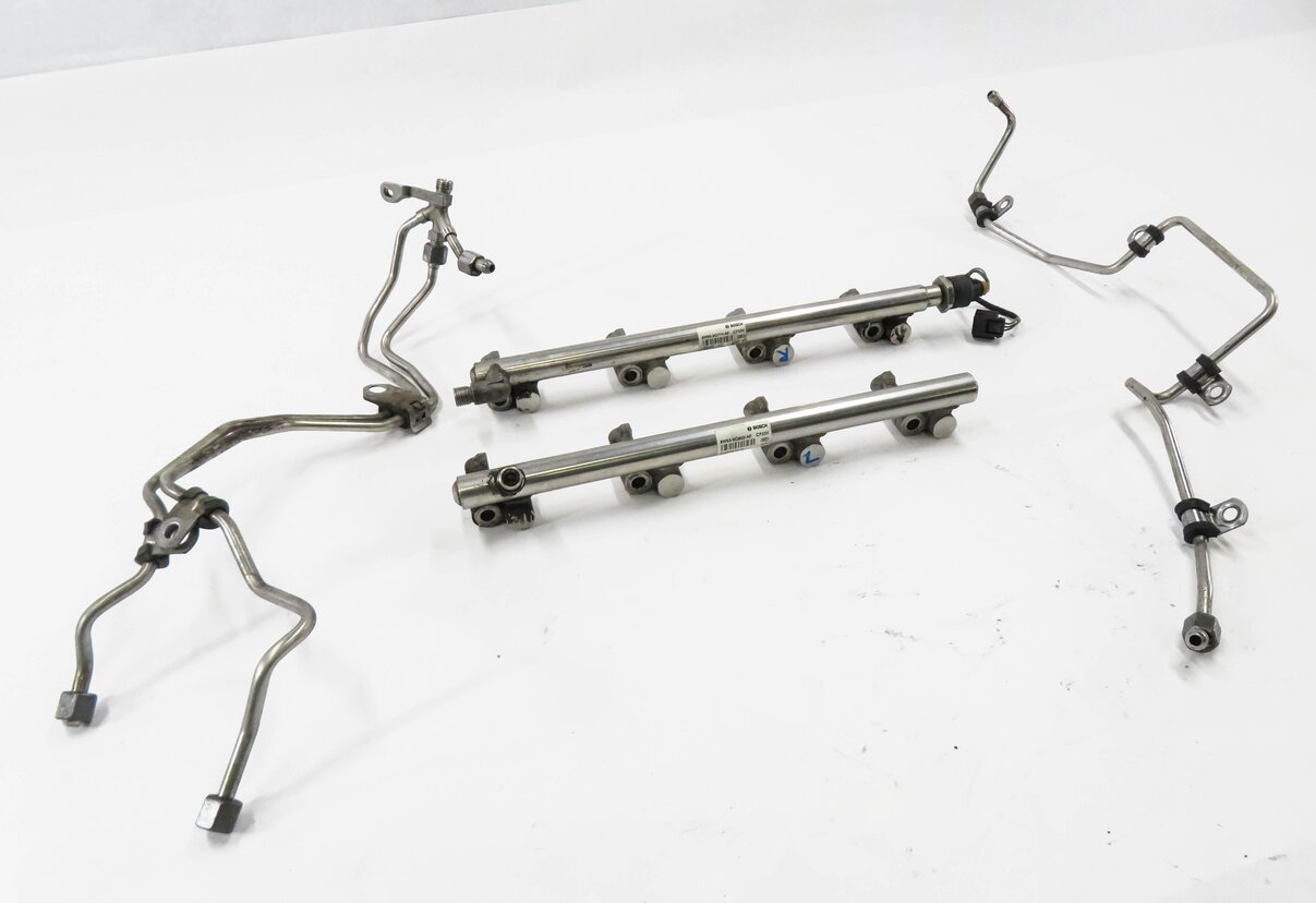 Thumbnail 1: 2012 RANGE ROVER SPORT (L320) 5.0L SUPERCHARGED ENGINE - FUEL RAIL SET w/ LINES