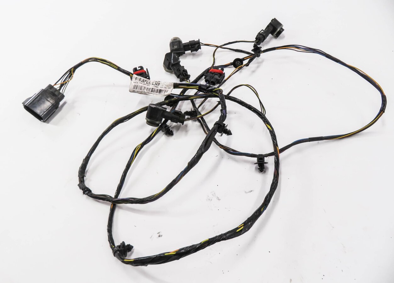Thumbnail 3: 2012 RANGE ROVER SPORT (L320) FRONT PDC PARK SENSOR SET w/ HARNESS (ORKNEY GRAY)