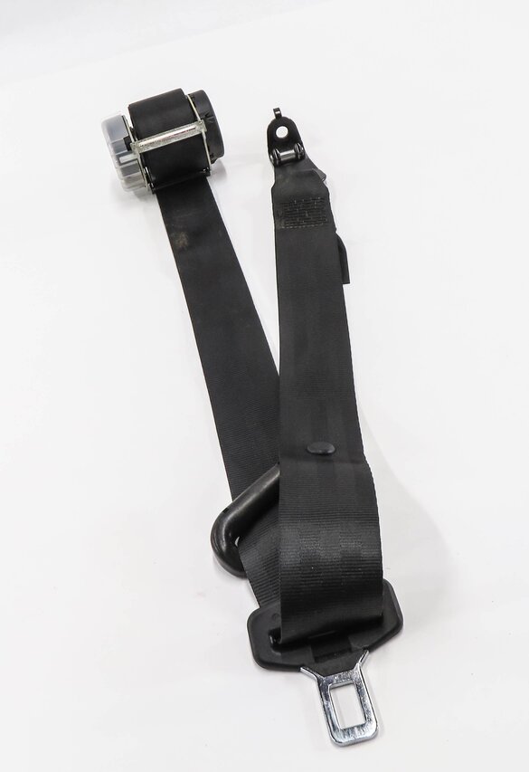 2012 RANGE ROVER SPORT (L320) REAR 2nd ROW SEAT RIGHT SEATBELT RETRACTOR (BLACK)