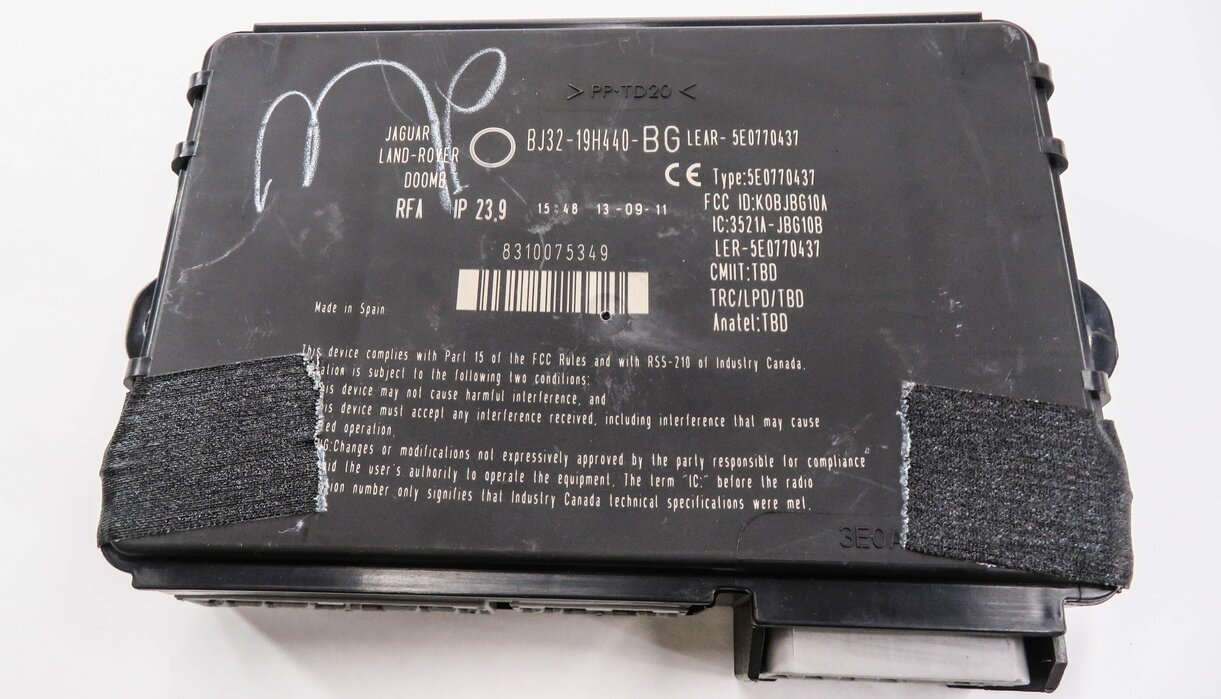 Thumbnail 4: 12-13 RANGE ROVER SPORT (L320) 5.0L SUPERCHARGED ENGINE ECM BCM MODULE KEY SET
