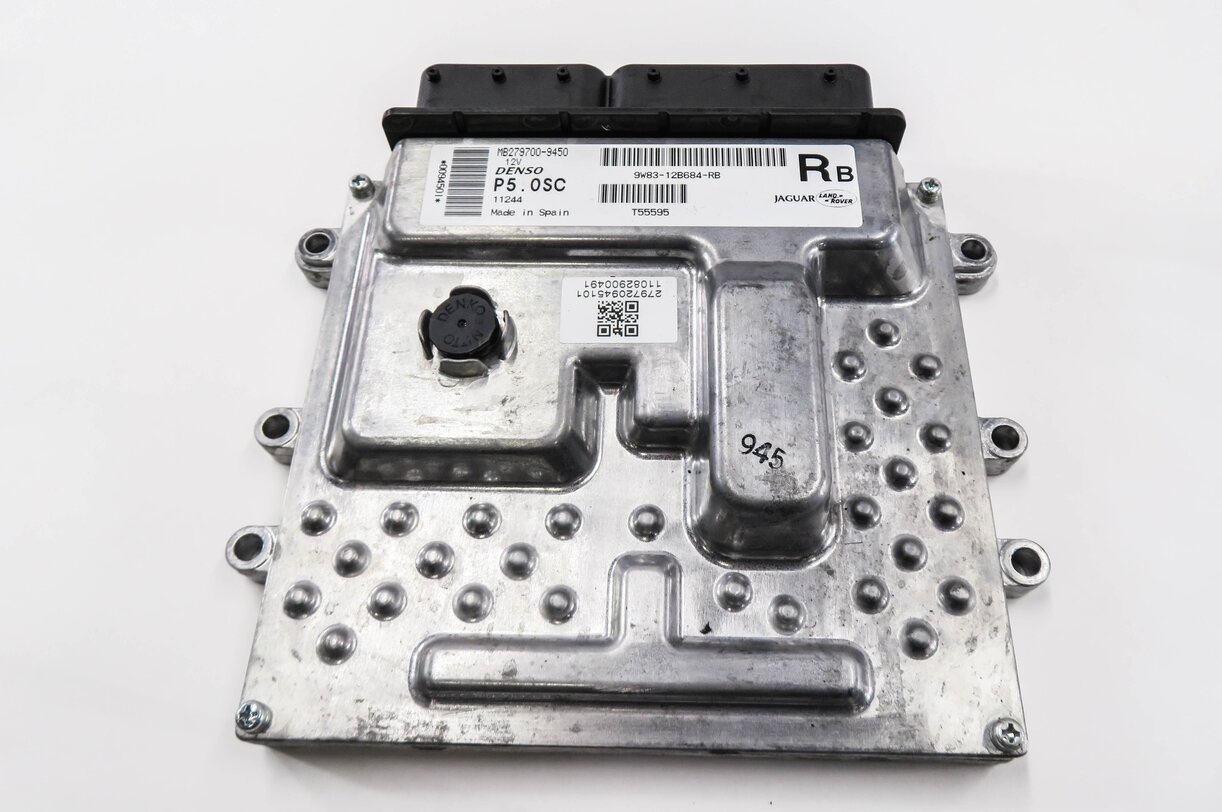 Thumbnail 5: 12-13 RANGE ROVER SPORT (L320) 5.0L SUPERCHARGED ENGINE ECM BCM MODULE KEY SET