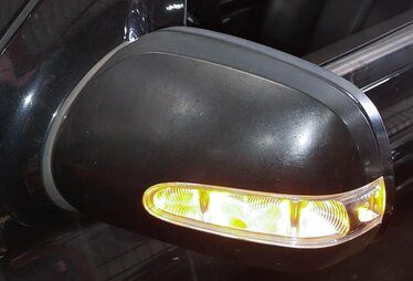 Thumbnail 2: 06-08 MERCEDES GL320 GL450 ML320 ML350 R350 - LEFT PFOLD AUTODIM MIRROR (BLACK)