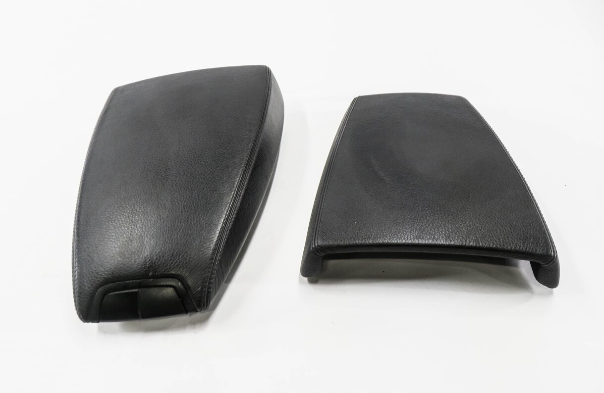 Thumbnail 2: 2006-2010 BMW M6 ///M (E63) FRONT CENTER CONSOLE ARMREST LID SET (BLACK)