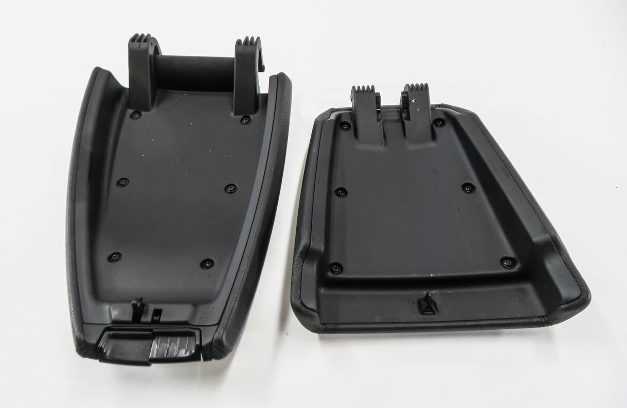 Thumbnail 4: 2006-2010 BMW M6 ///M (E63) FRONT CENTER CONSOLE ARMREST LID SET (BLACK)