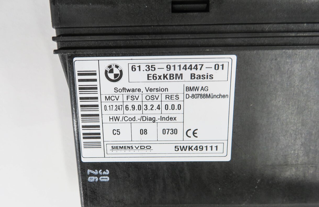 Thumbnail 4: 2006 BMW M6 ///M (E63) BASIS BODY CONTROL MODULE