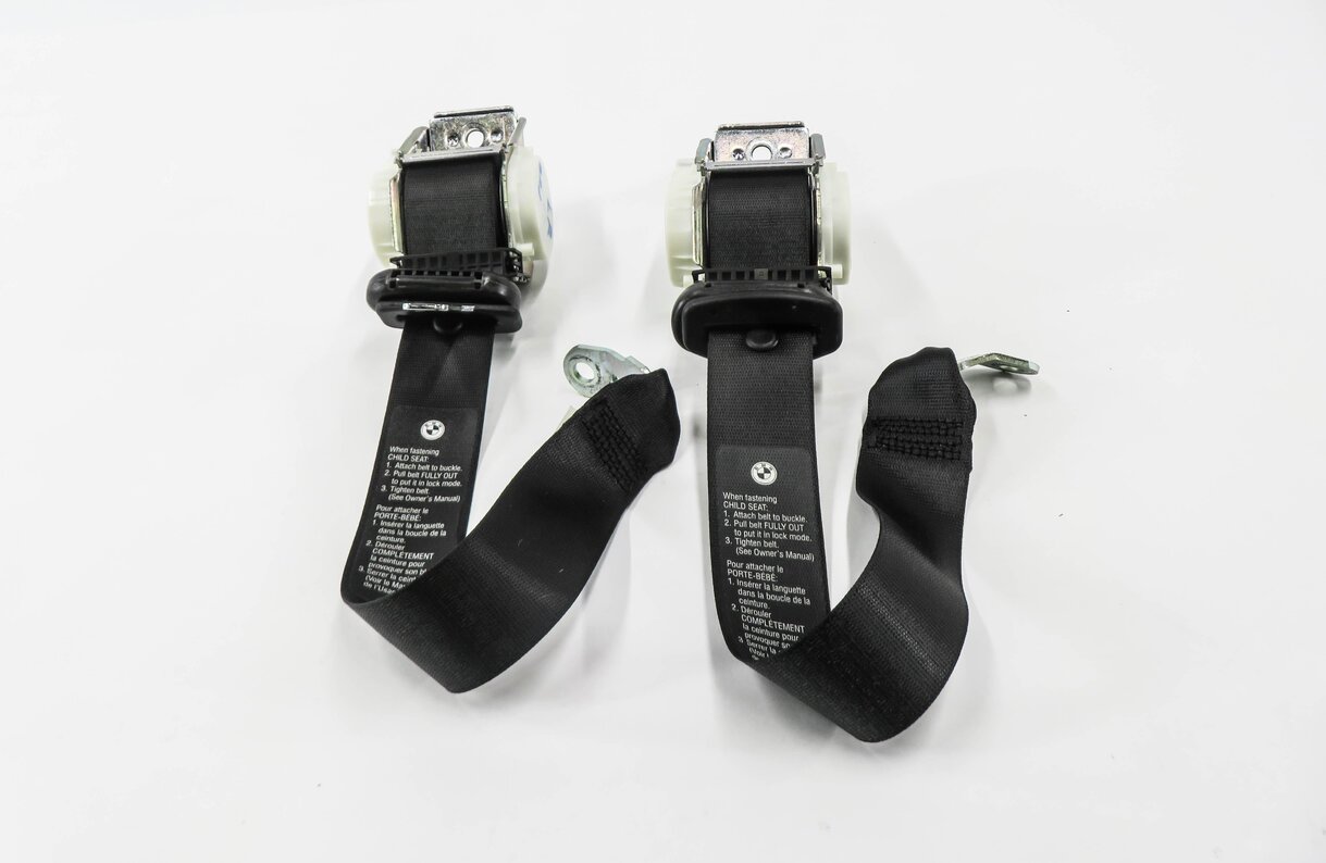 Thumbnail 2: 2006 BMW M6 ///M (E63) LEFT & RIGHT REAR SEAT SEATBELT RETRACTOR SET-2 (BLACK)