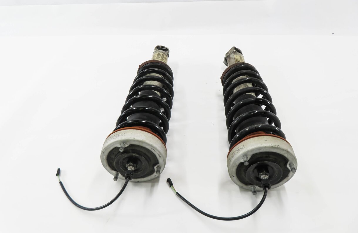 Thumbnail 3: 2006-2010 BMW M6 ///M (E63) LEFT & RIGHT REAR EDC SUSPENSION SHOCK STRUT SET-2