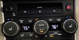 Thumbnail 2: 12-13 RANGE ROVER EVOQUE (L538) HEATER A/C TEMPERATURE CONTROL w/ HEATED SEAT