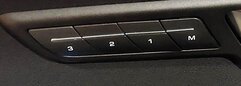 Thumbnail 2: 2012-2019 RANGE ROVER EVOQUE (L538) LEFT DRIVER MEMORY SEAT POSITION SWITCH