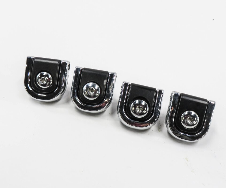 2012 RANGE ROVER EVOQUE (L538) REAR CARGO TIE DOW HOOK BUCKLE SET-4