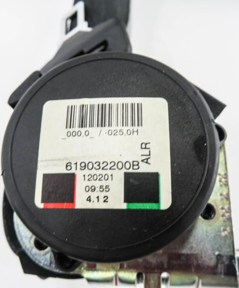 Thumbnail 4: 2012 RANGE ROVER EVOQUE (L538) REAR 2nd ROW SEAT CENTER SEATBELT RETRACTOR BLACK