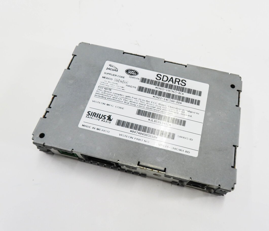 2012 RANGE ROVER EVOQUE (L538) SIRIUS SATELLITE RADIO RECEIVER CONTROL MODULE