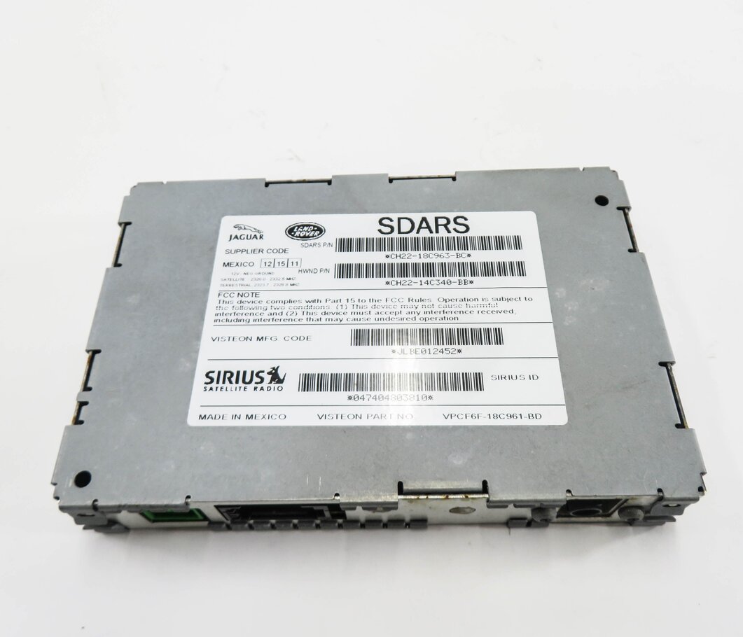 Thumbnail 2: 2012 RANGE ROVER EVOQUE (L538) SIRIUS SATELLITE RADIO RECEIVER CONTROL MODULE