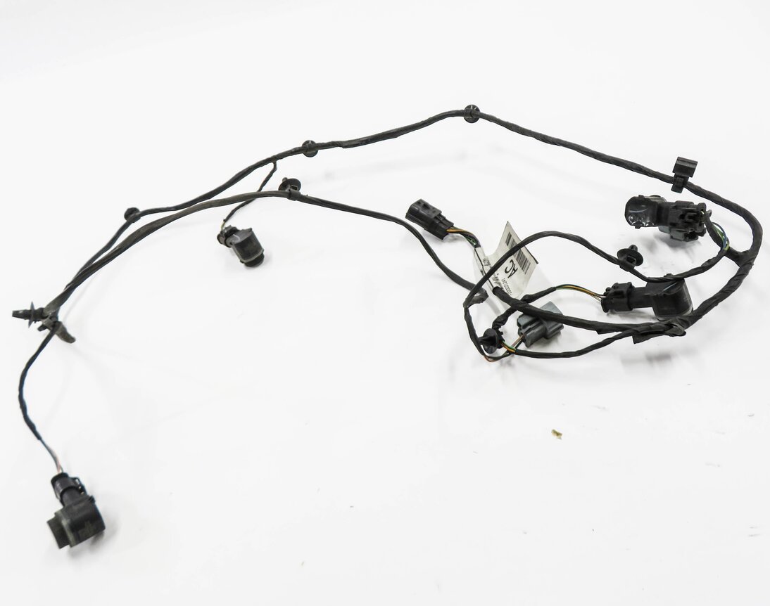 Thumbnail 2: 2012 RANGE ROVER EVOQUE (L538) REAR PDC PARK DISTANCE SENSOR SET w/ HARNESS GRAY