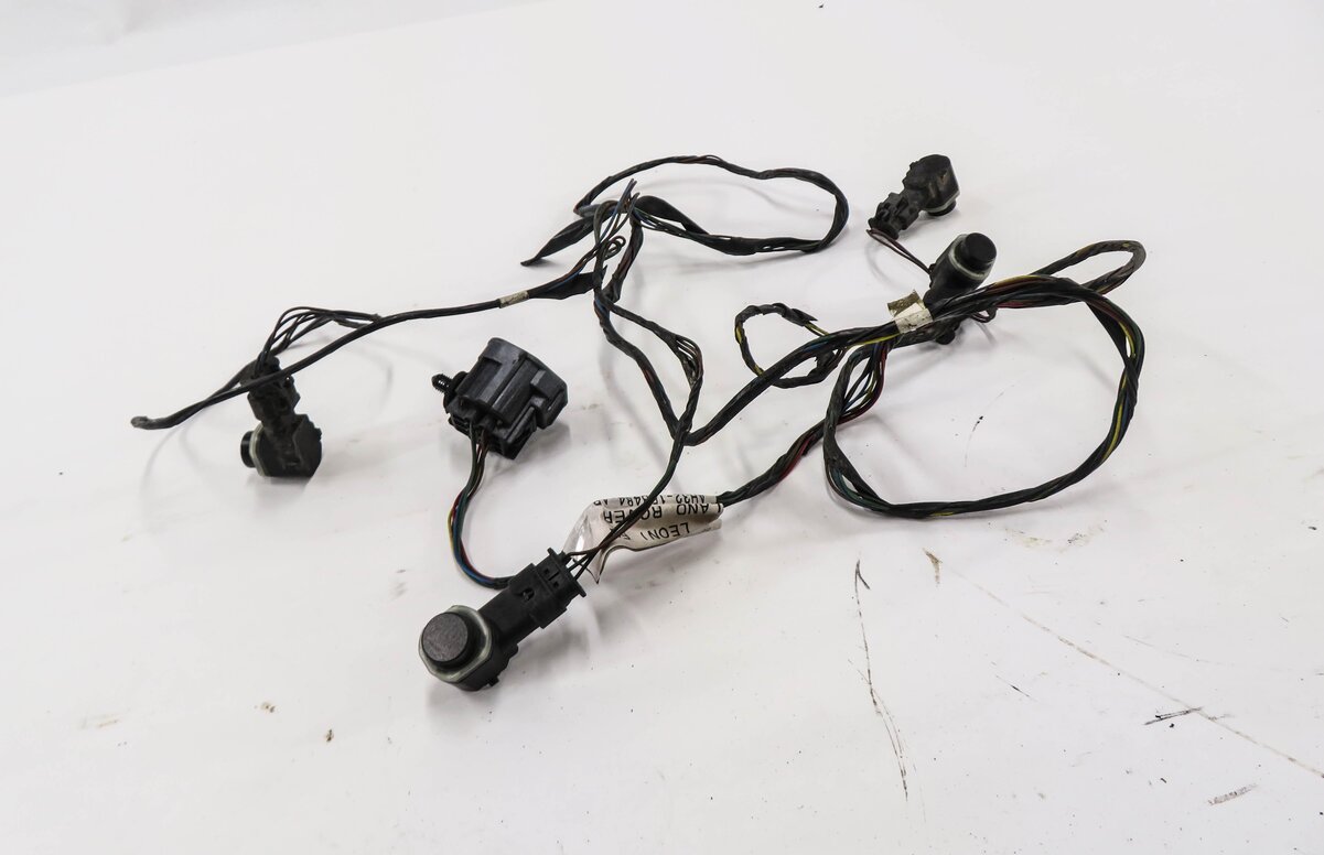2010 RANGE ROVER SPORT (L320) FRONT PDC PARK DISTANCE SENSOR SET w/ HARNESS