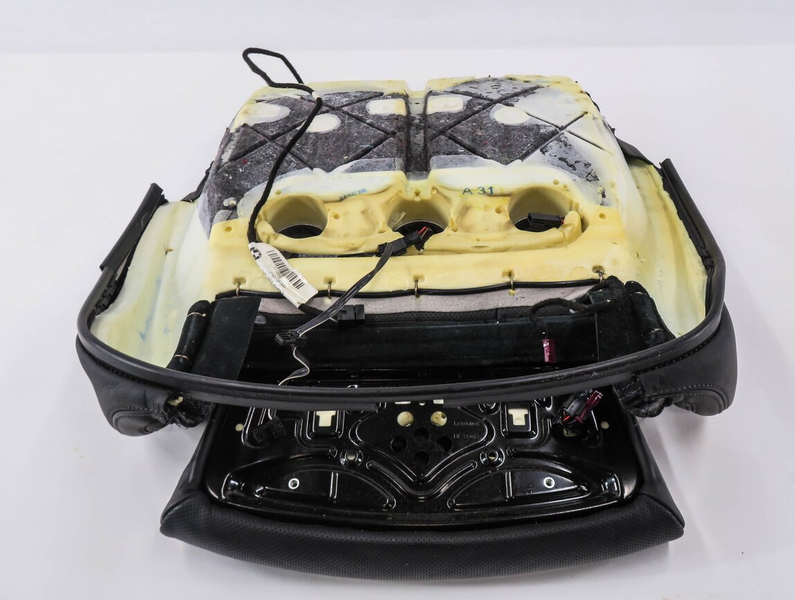 Thumbnail 4: 2016 BMW M6 ///M (F06) DRIVER - LOWER BOTTOM HEATED COOLED SEAT CUSHION (BLACK)