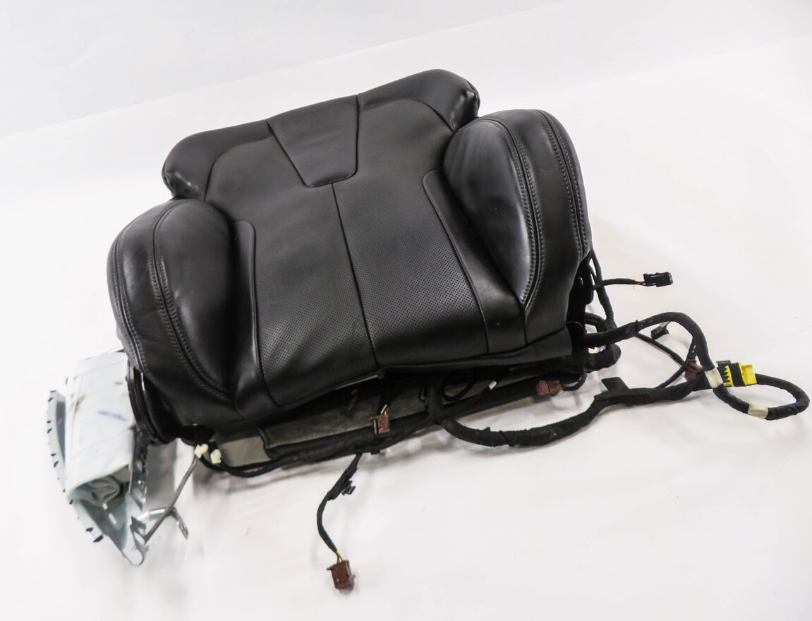 2016 BMW M6 ///M (F06) PASSENGER - UPPER TOP HEATED SPORT SEAT CUSHION (BLACK)
