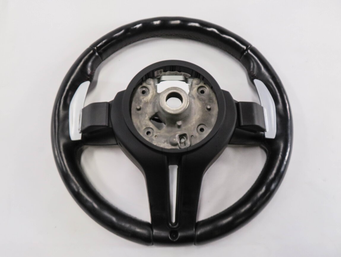 Thumbnail 6: 2012-2019 BMW M5 M6 ///M (F06 F10 F12 F13) 3-SPOKE HEATED SPORT STEERING WHEEL