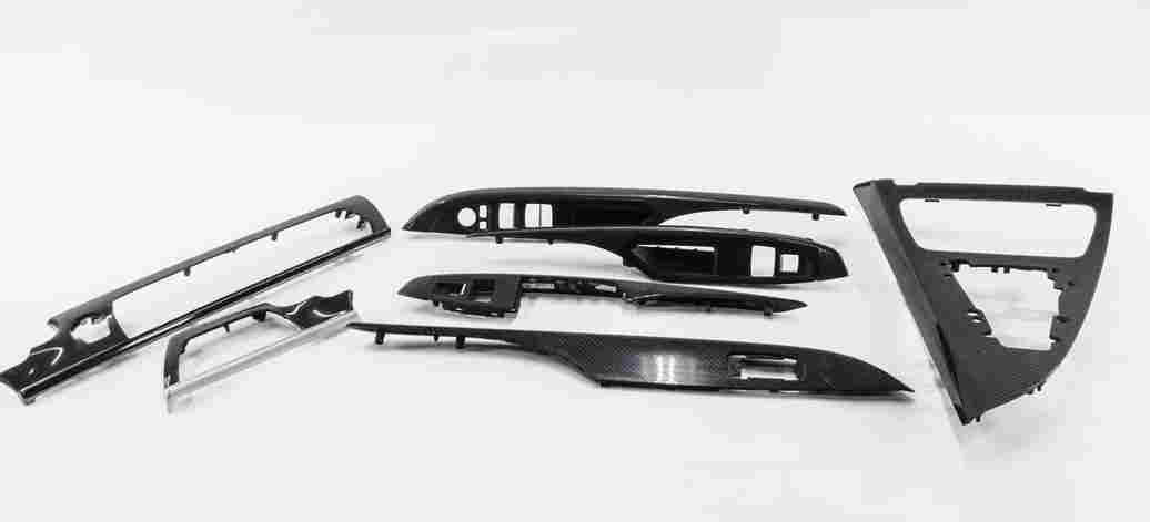 2016 BMW M6 ///M (F06) GRAN COUPE - DASH DOOR CONSOLE CARBON FIBER TRIM SET