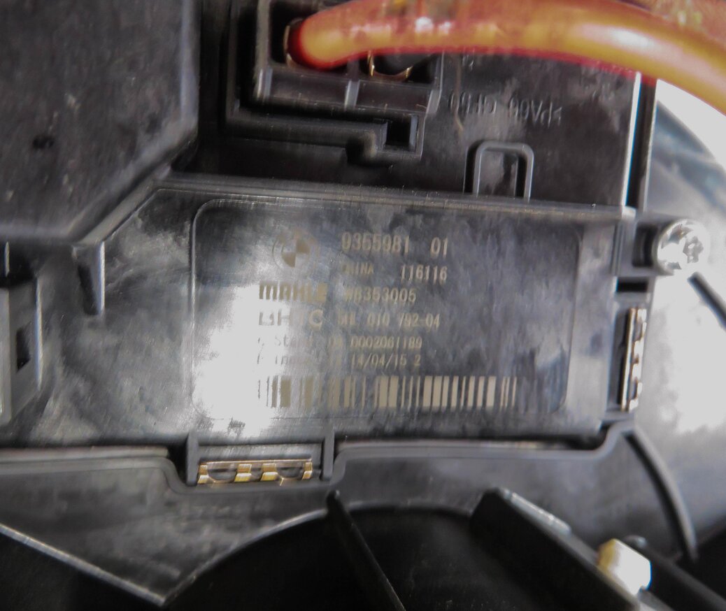 Thumbnail 11: 09-18 BMW 528i 535i 550i 640i M6 740i 750i 760i (F01 F06 F10 F12) BLOWER MOTOR