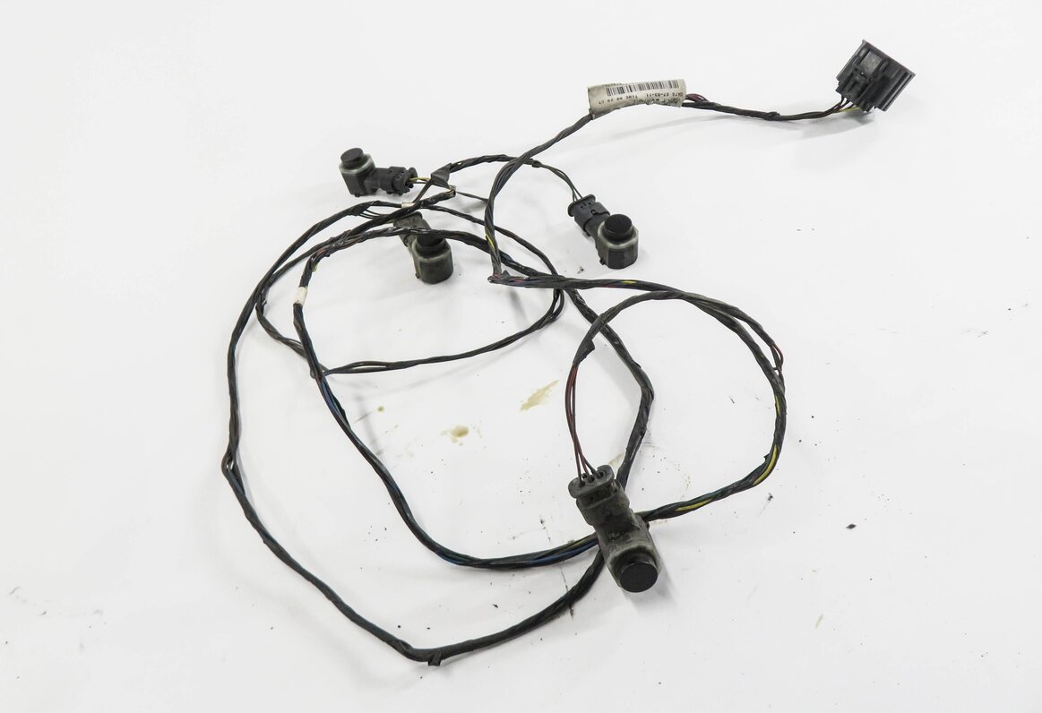 2011 RANGE ROVER SPORT (L320) REAR PDC PARK DISTANCE SENSOR SET w/ HARNESS BLACK