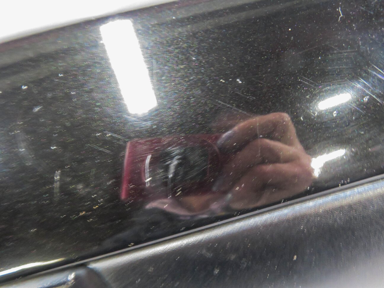 Thumbnail 5: 2010-2013 RANGE ROVER SPORT (L320) LEFT P-FOLD MEM HEAT DOOR MIRROR (BLACK)