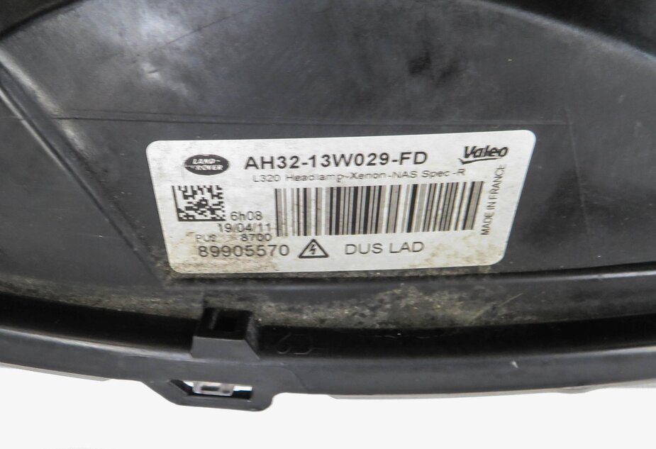 Thumbnail 5: 10-11 RANGE ROVER SPORT (L320) RIGHT PASSENGER HID XENON HEADLIGHT LIGHT LAMP