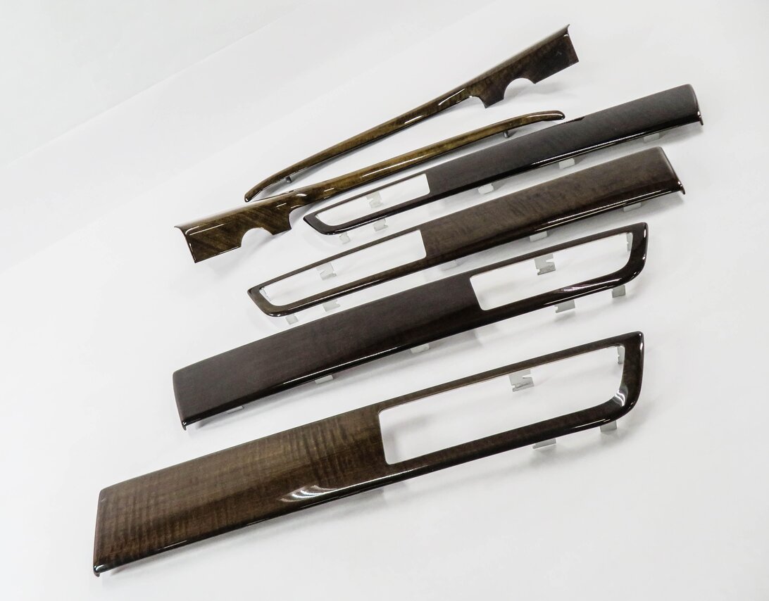 Thumbnail 7: 2011 RANGE ROVER SPORT (L320) INTERIOR WOOD GRAIN TRIM PANEL SET-6 (ANIGRE WOOD)