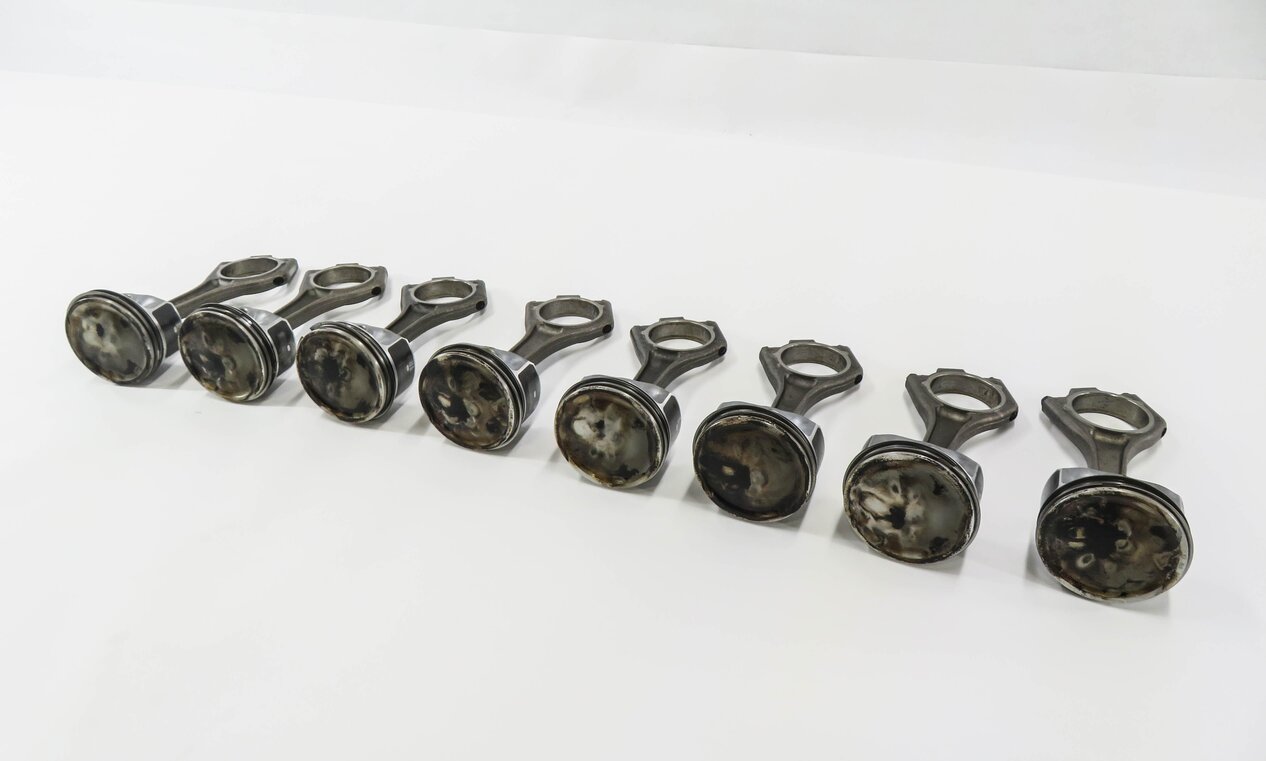 2011 RANGE ROVER SPORT L320 5.0L SUPERCHARGED ENGINE PISTON & CONNECTING ROD SET