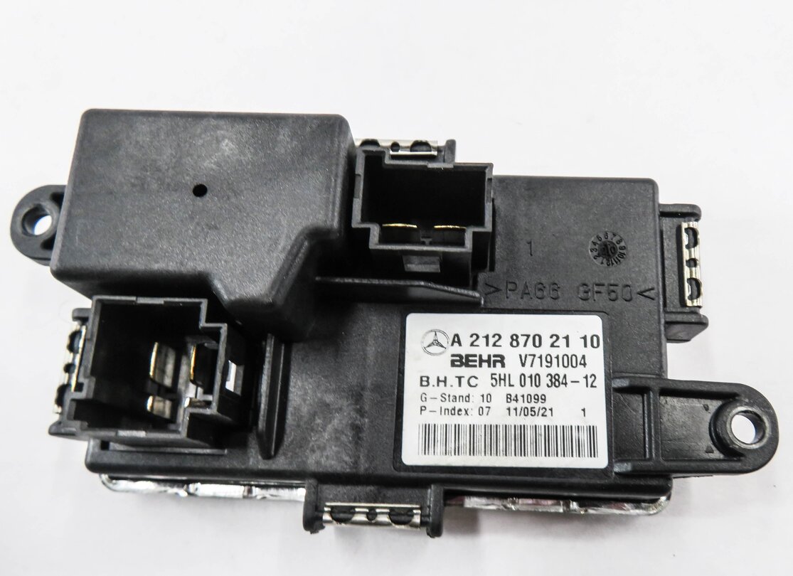 Thumbnail 3: 2012 MERCEDES C250 (W204) FRONT HEATER A/C BLOWER FAN MOTOR SPEED RESISTOR