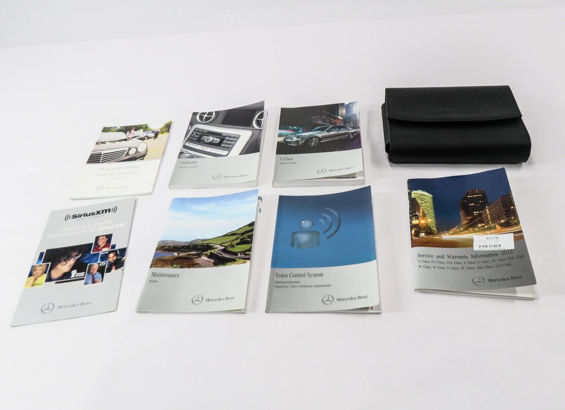 Thumbnail 4: 2012 MERCEDES C250 (W204) OWNERS MANUAL BOOK BOOKLET GUIDE SET w/ CASE