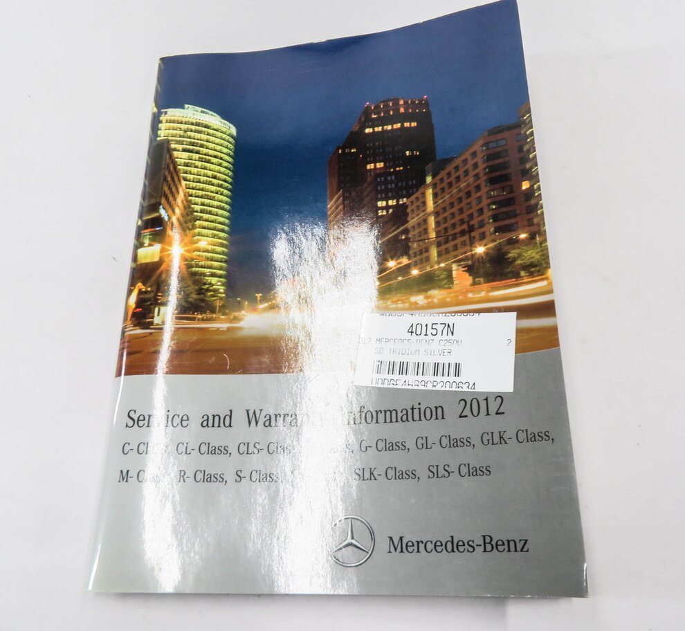Thumbnail 5: 2012 MERCEDES C250 (W204) OWNERS MANUAL BOOK BOOKLET GUIDE SET w/ CASE