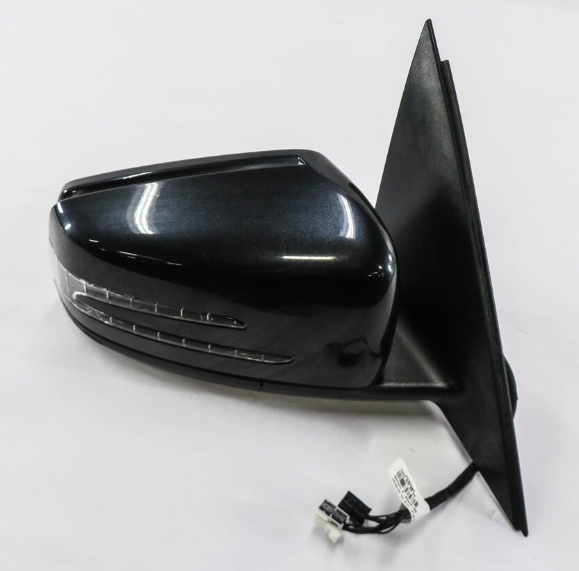 Thumbnail 4: 12-14 MERCEDES C250 C300 C350 (W204) RIGHT HEAT AUTODIM MEM DOOR MIRROR (BLACK)