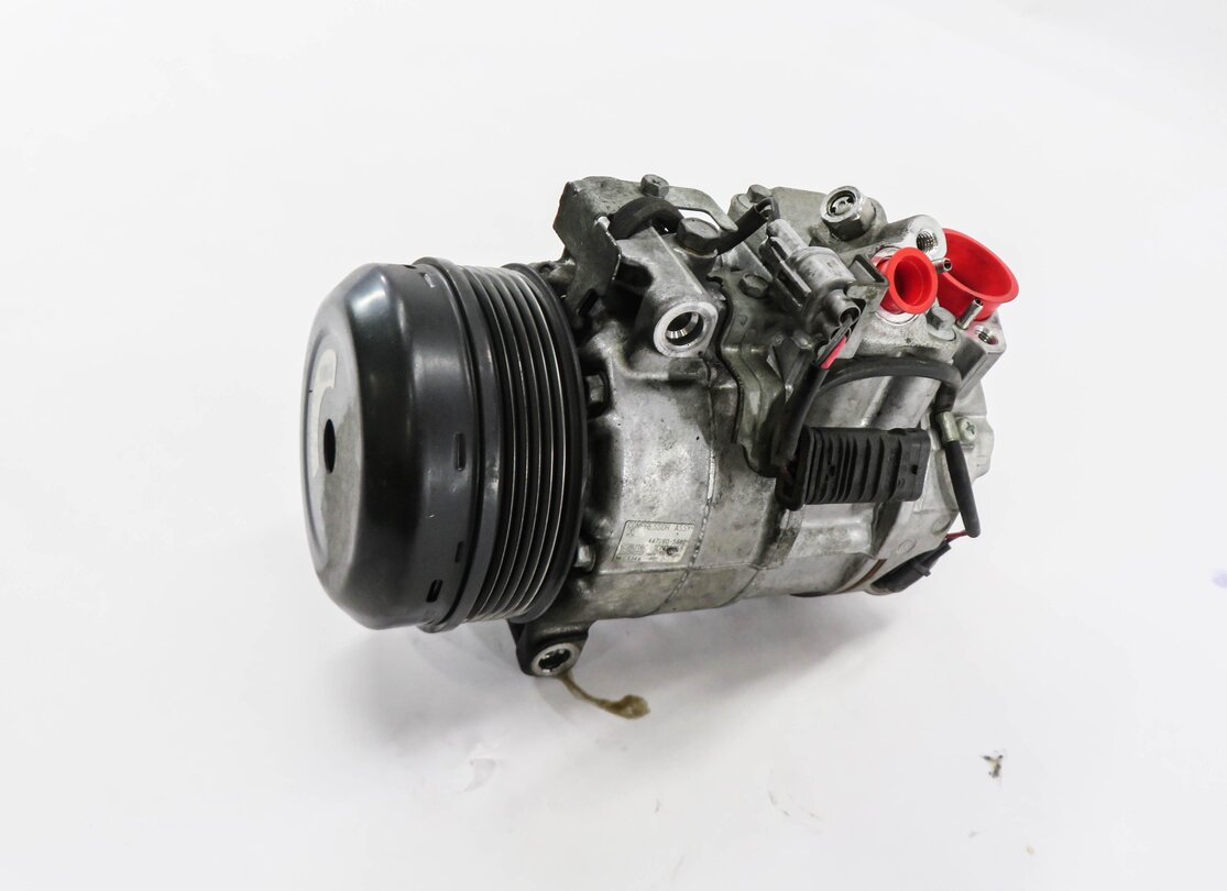 Thumbnail 2: 12-15 MERCEDES C250 SLK250 (W204 R172) 1.8L TURBO ENGINE AIR A/C COMPRESSOR PUMP