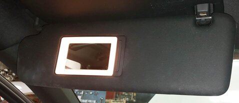 Thumbnail 2: 2011-2014 PORSCHE CAYENNE (958) FRONT LEFT & RIGHT SUNVISOR SHADE SET (BLACK)