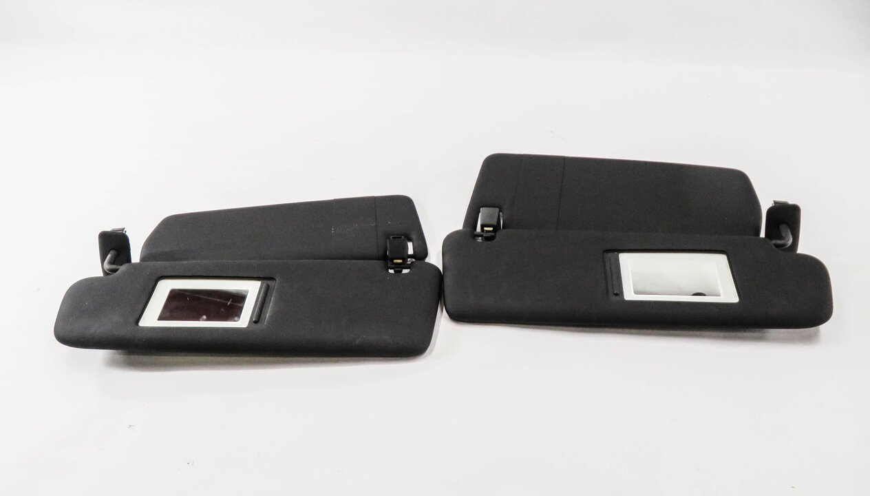 Thumbnail 5: 2011-2014 PORSCHE CAYENNE (958) FRONT LEFT & RIGHT SUNVISOR SHADE SET (BLACK)
