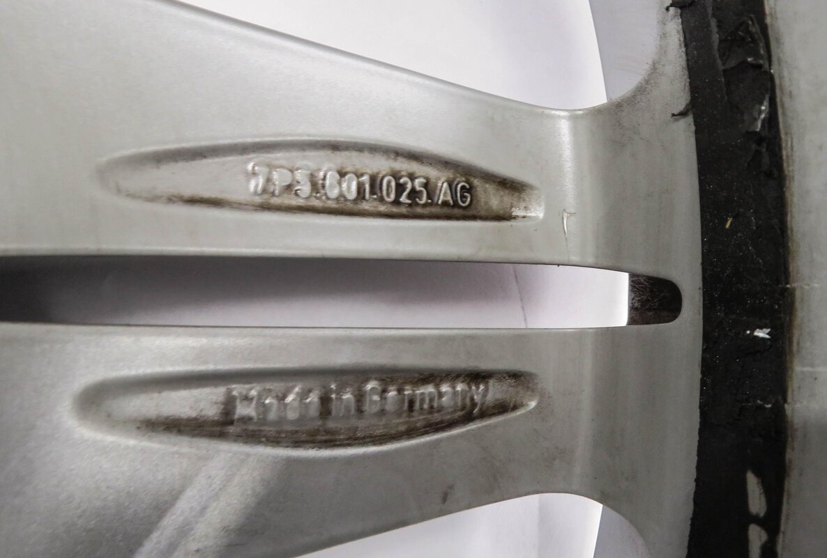 Thumbnail 3: 2011-2018 PORSCHE CAYENNE (958) 19x8.5 - ALUMINUM ALLOY 5 DOUBLE SPOKE WHEEL RIM