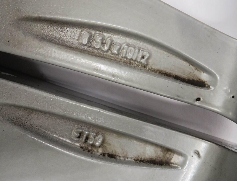 Thumbnail 5: 2011-2018 PORSCHE CAYENNE (958) 19x8.5 - ALUMINUM ALLOY 5 DOUBLE SPOKE WHEEL RIM