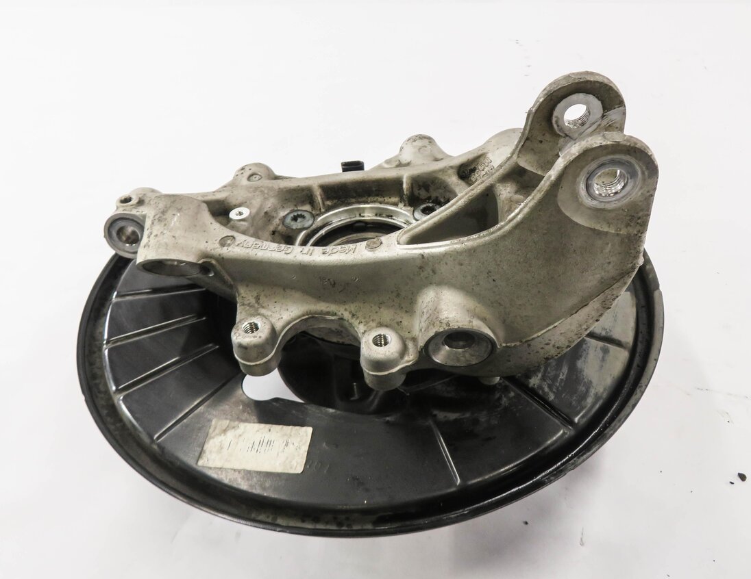 Thumbnail 3: 2011-2014 PORSCHE CAYENNE (958) LEFT DRIVER REAR SPINDLE KNUCKLE WHEEL HUB
