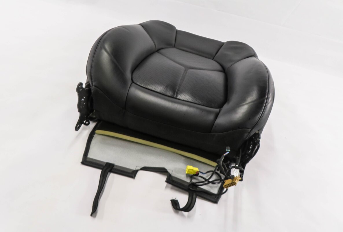 2014 PORSCHE CAYENNE (958) DRIVER - UPPER TOP HEATED SEAT CUSHION (BLACK)