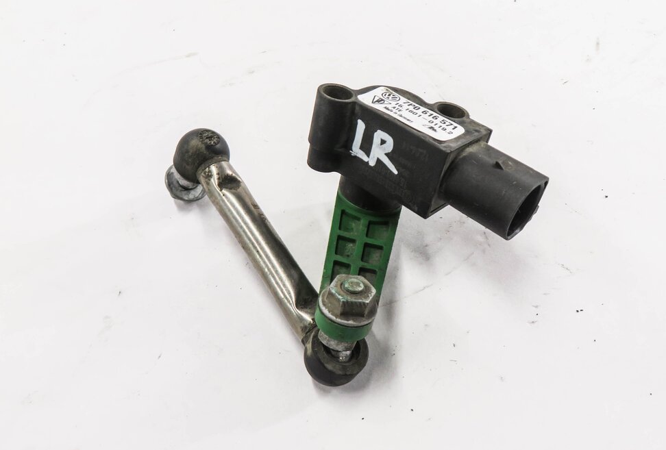 2014 PORSCHE CAYENNE (958) LEFT DRIVER REAR SUSPENSION HEIGHT LEVEL SENSOR