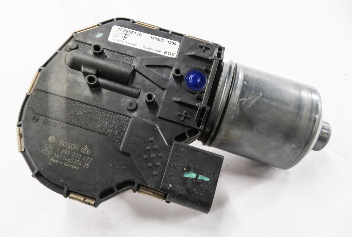 Thumbnail 2: 2011-2018 PORSCHE CAYENNE (958) FRONT WINDSHIELD WIPER MOTOR